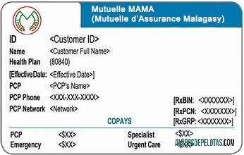 Cartão de seguro saúde de Madagascar baixar para verificação